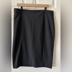 Ann Taylor Elegant Black Pencil Skirt
